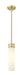 Innovations - 617-1S-AB-G617-11SWH - One Light Mini Pendant - Downtown Urban - Antique Brass