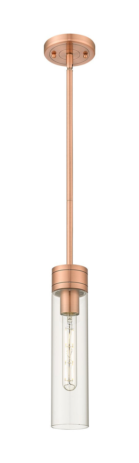 Innovations - 617-1S-AC-G617-11CL - One Light Mini Pendant - Downtown Urban - Antique Copper