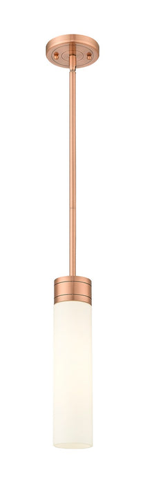 Innovations - 617-1S-AC-G617-11WH - One Light Mini Pendant - Downtown Urban - Antique Copper