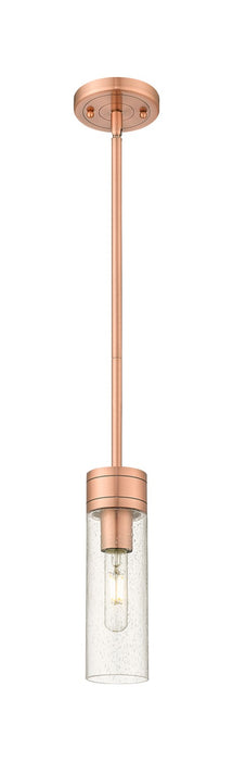 Innovations - 617-1S-AC-G617-8SDY - One Light Mini Pendant - Downtown Urban - Antique Copper