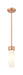 Innovations - 617-1S-AC-G617-8SWH - One Light Mini Pendant - Downtown Urban - Antique Copper