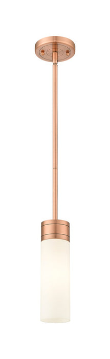 Innovations - 617-1S-AC-G617-8WH - One Light Mini Pendant - Downtown Urban - Antique Copper