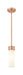 Innovations - 617-1S-AC-G617-8WH - One Light Mini Pendant - Downtown Urban - Antique Copper