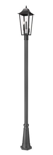 Gannon Three Light Outdoor Post Mounted Fixture Black