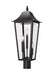 Z-Lite - 5008PHBR-BK - Three Light Outdoor Post Mount - Gannon - Black
