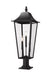 Z-Lite - 5008PHXLR-533PM-BK - Three Light Outdoor Pier Mount - Gannon - Black