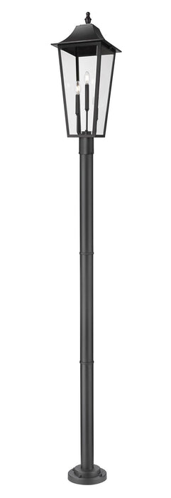 Z-Lite - 5008PHXLR-567P-BK - Three Light Outdoor Post Mount - Gannon - Black