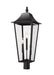 Z-Lite - 5008PHXLR-BK - Three Light Outdoor Post Mount - Gannon - Black
