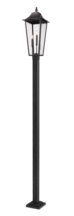 Z-Lite - 5008PHXLS-536P-BK - Three Light Outdoor Post Mount - Gannon - Black