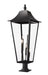 Z-Lite - 5008PHXXLR-533PM-BK - Five Light Outdoor Pier Mount - Gannon - Black
