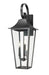 Z-Lite - 5008XL-BK - Three Light Outdoor Wall Mount - Gannon - Black