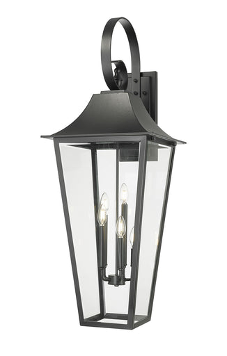 Gannon Five Light Outdoor Wall Light Black