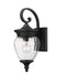 Z-Lite - 5016S-BK - One Light Outdoor Wall Mount - Davina - Black