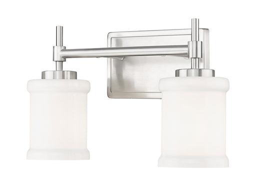 Cadoc Two Light Vanity Brushed Nickel