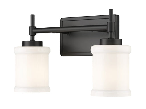 Cadoc Two Light Vanity Matte Black