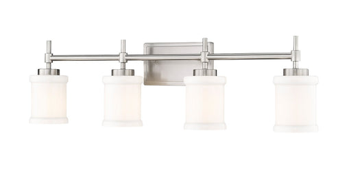 Cadoc Four Light Vanity Brushed Nickel