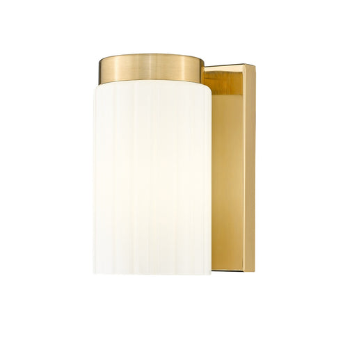 Burk One Light Wall Sconce Luxe Gold