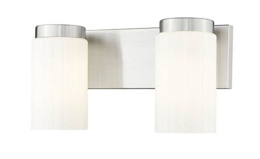 Burk Two Light Vanity Brushed Nickel