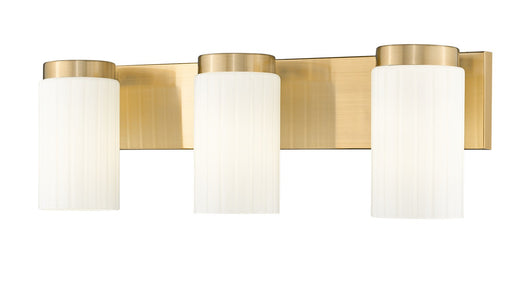 Burk Three Light Vanity Luxe Gold