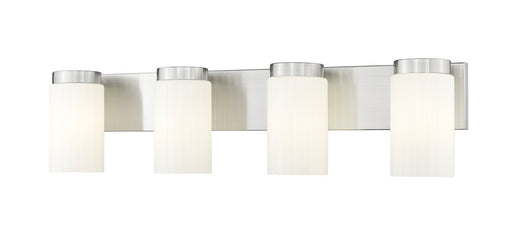 Burk Four Light Vanity Brushed Nickel