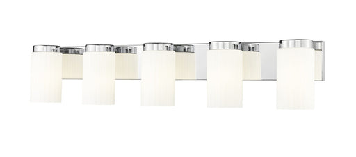 Burk Five Light Vanity Chrome
