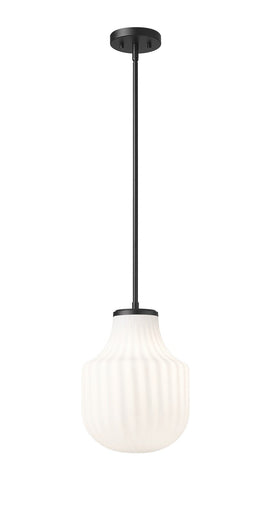 Newbury One Light Pendant Matte Black