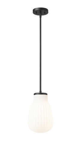 Newbury One Light Pendant Matte Black