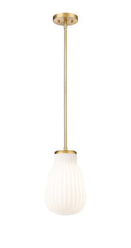 Newbury One Light Pendant Modern Gold