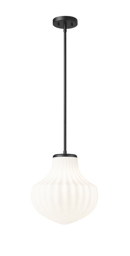 Newbury One Light Pendant Matte Black