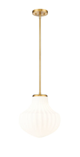 Newbury One Light Pendant Modern Gold