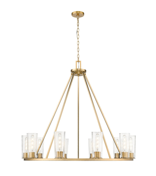 Z-Lite - 826-10MGLD - Ten Light Chandelier - Titus - Modern Gold