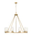 Z-Lite - 826-10MGLD - Ten Light Chandelier - Titus - Modern Gold