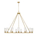 Z-Lite - 826-15MGLD - 15 Light Chandelier - Titus - Modern Gold