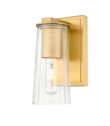 Titus One Light Wall Sconce Modern Gold