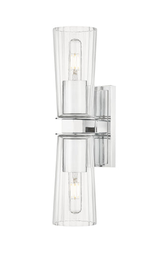 Titus Two Light Wall Sconce Chrome