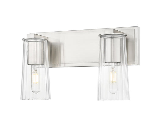 Titus Two Light Vanity Brushed Nickel