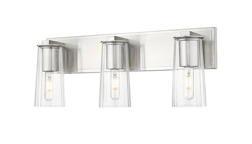 Titus Three Light Vanity Brushed Nickel