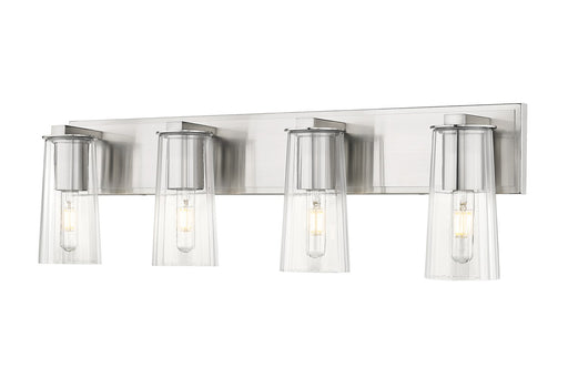 Titus Four Light Vanity Brushed Nickel
