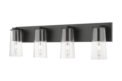 Titus Four Light Vanity Matte Black