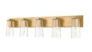 Z-Lite - 826-5V-MGLD - Five Light Vanity - Titus - Modern Gold