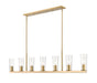 Z-Lite - 826-7L-MGLD - Seven Light Linear Chandelier - Titus - Modern Gold