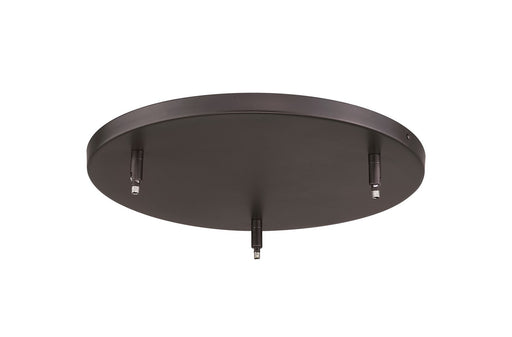 Multi Point Canopy Three Light Ceiling Plate Bronze