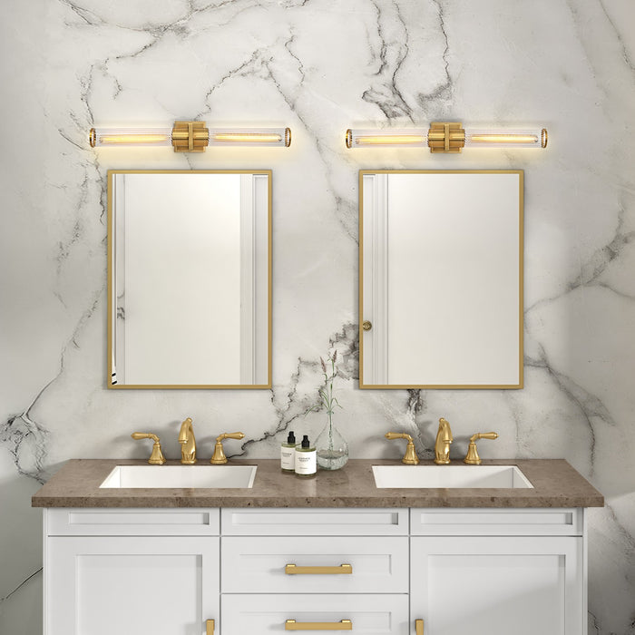 Artcraft - AC11773CB - Two Light Bathroom Vanity - Positano - Satin Brass