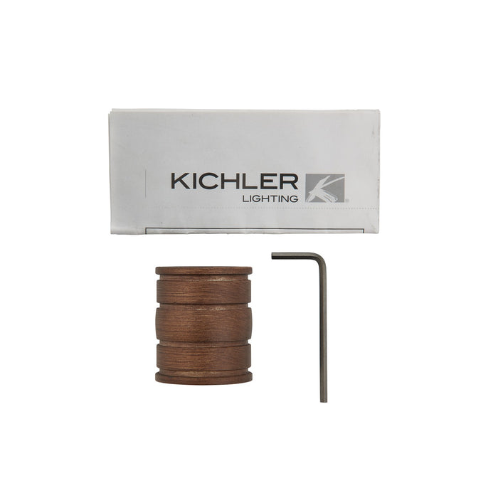 Kichler - 337007WN - Decorative Coupler - Accessory - Walnut