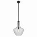 Kichler - 42046BKCS - One Light Pendant - Everly - Black