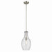 Kichler - 42047NI - One Light Pendant - Everly - Brushed Nickel