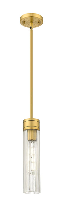 Innovations - 617-1S-BB-G617-11SCL - One Light Mini Pendant - Downtown Urban - Brushed Brass