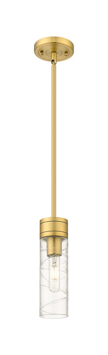 Innovations - 617-1S-BB-G617-8DE - One Light Mini Pendant - Downtown Urban - Brushed Brass