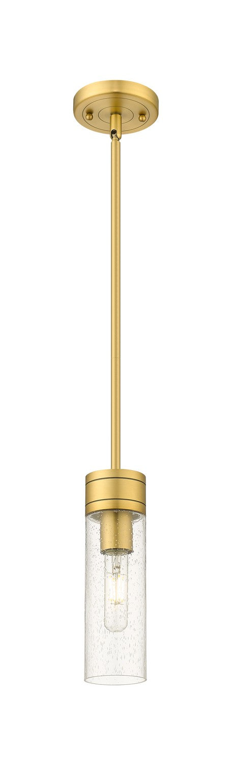 Innovations - 617-1S-BB-G617-8SDY - One Light Mini Pendant - Downtown Urban - Brushed Brass