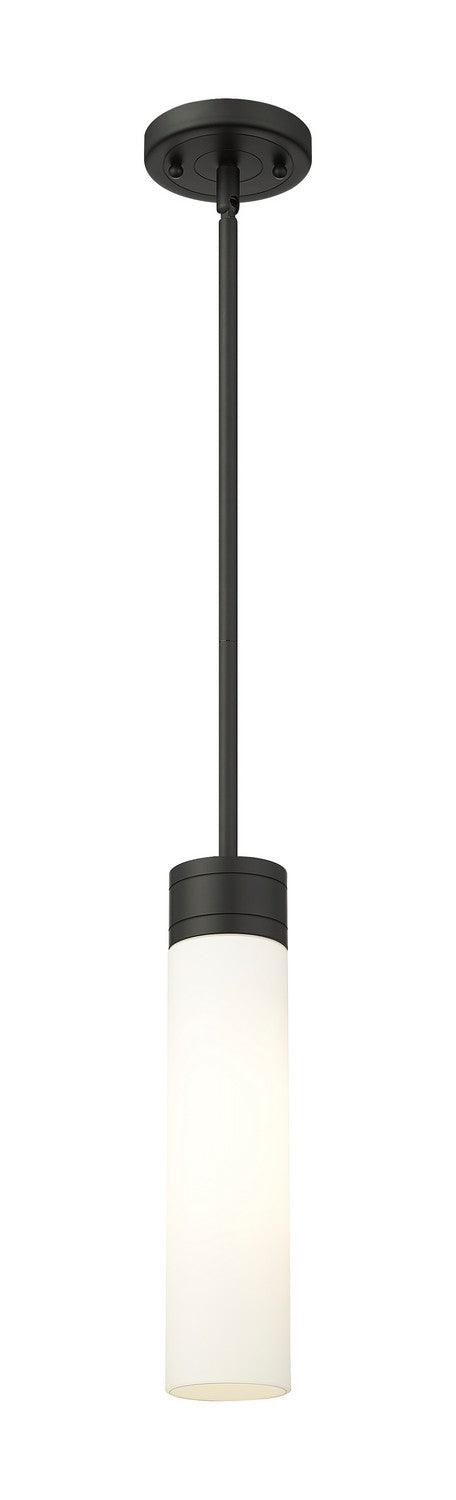 Innovations - 617-1S-BK-G617-11WH - One Light Mini Pendant - Downtown Urban - Matte Black